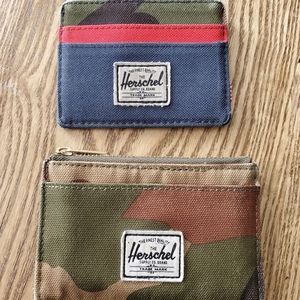2 herschel supply company card cases